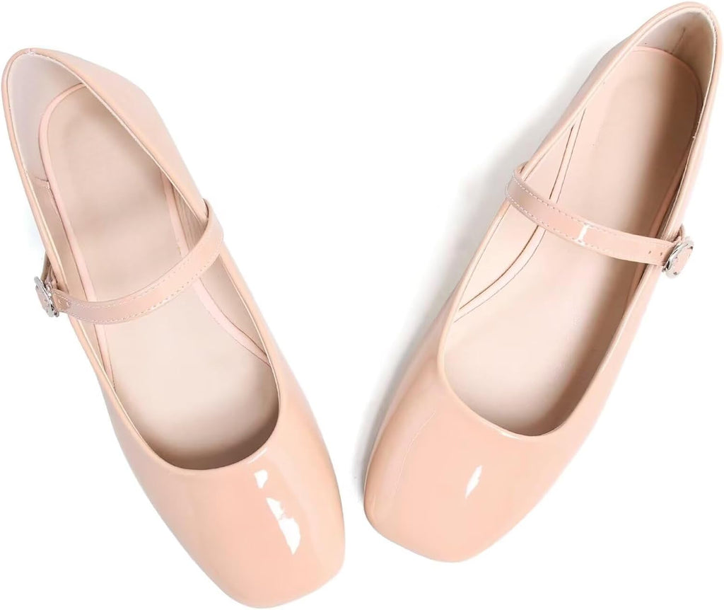 VUN Women's Slip on Flats,Classy Round Toe Solid