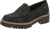 VUN Womens Loafers Shoes Platform Chunky Penny Loafer Lug Sole Comfortable Slip On Work Office Business Casual Dress Shoes