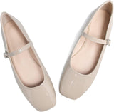 VUN Women's Slip on Flats,Classy Round Toe Solid