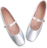 VUN Women's Slip on Flats,Classy Round Toe Solid