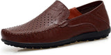 VUN Men's Premium Genuine Leather Casual Slip on Loafers