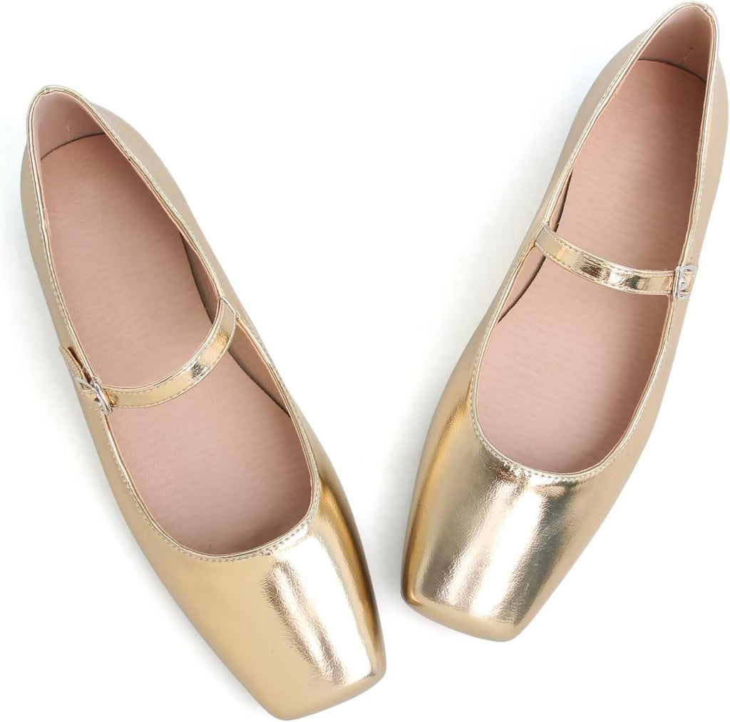 VUN Women's Slip on Flats,Classy Round Toe Solid
