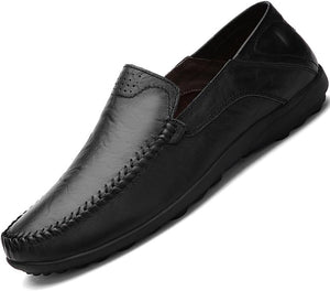 VUN Men's Premium Genuine Leather Casual Slip on Loafers