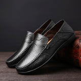 VUN Men's Premium Genuine Leather Casual Slip on Loafers