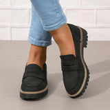 VUN Womens Loafers Shoes Platform Chunky Penny Loafer Lug Sole Comfortable Slip On Work Office Business Casual Dress Shoes