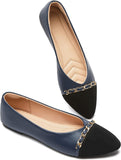 VUN Women's Flats Shoes Faux Suede Ballet Flats Comfortable