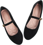 VUN Women's Slip on Flats,Classy Round Toe Solid