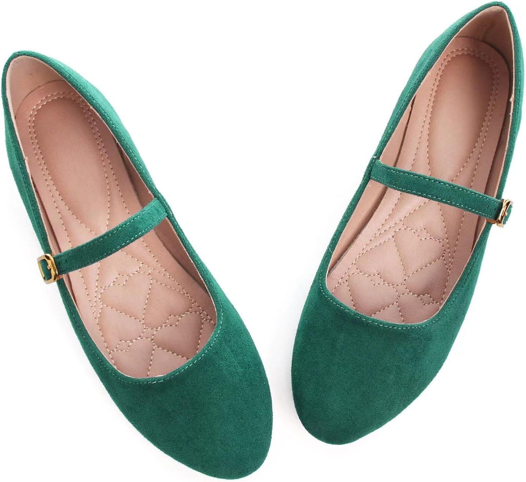 VUN Women's Slip on Flats,Classy Round Toe Solid