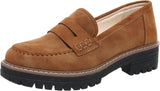 VUN Womens Loafers Shoes Platform Chunky Penny Loafer Lug Sole Comfortable Slip On Work Office Business Casual Dress Shoes