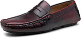 VUN Men's Loafers Casual Slip On Shoes Soft Penny Loafers