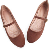 VUN Women's Slip on Flats,Classy Round Toe Solid