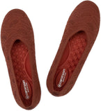VUN Women’s Ballet Flat Shoes Knit Dress Shoes Round Toe