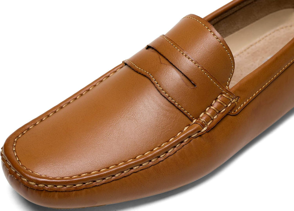 VUN Men's Loafers Casual Slip On Shoes Soft Penny Loafers