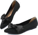 VUN Pointed Toe Ballet Flats for Women Slip On Comfortable Flats