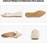 VUN Women's Flats Shoes Faux Suede Ballet Flats Comfortable