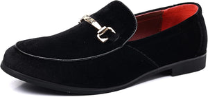 VUN Mens Dress Shoes Loafers Business Classic Suede
