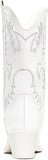 VUN Cowboy Boots For Women Western Cowgirl Boots Pull On Pointy Toe Mid Calf