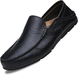 VUN Men's Premium Genuine Leather Casual Slip on Loafers