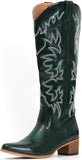 VUN Cowboy Boots For Women Knee High Western Cowgirl Boots Snip Toe Side Zipper Chunky Heel
