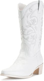 VUN Cowboy Boots For Women Pointy Toe Women's Western Boots Cowgirl Boots Mid Calf Boots