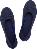 VUN Women’s Ballet Flat Shoes Knit Dress Shoes Round Toe