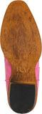 VUN Cowboy Boots For Women Mid Calf Cowgirl Boots Embroidered Pull-On Tabs Snip Toe Boot