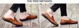VUN Men's Premium Genuine Leather Casual Slip on Loafers