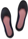 VUN Women’s Ballet Flat Shoes Knit Dress Shoes Round Toe