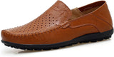VUN Men's Premium Genuine Leather Casual Slip on Loafers