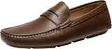 VUN Men's Loafers Casual Slip On Shoes Soft Penny Loafers