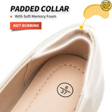 VUN Women's Flats Shoes Faux Suede Ballet Flats Comfortable