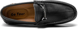 VUN Men’s Casual Leather Fashion Slip on Loafers