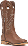 VUN Cowboy Boots for Boys Girls Western Square Toe Cowgirl Boots Mid Calf Riding Shoes