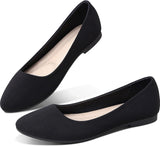 VUN Round Toe Women Flat Shoes Slip on
