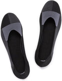 VUN Women’s Ballet Flat Shoes Knit Dress Shoes Round Toe