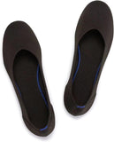 VUN Women’s Ballet Flat Shoes Knit Dress Shoes Round Toe