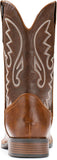 VUN Cowboy Boots For Men with Wide Square Toe Western Retro Boot Durable