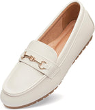 VUN Women's Wide Loafers Shoes Cute