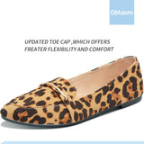 VUN Women's Pointy Toe Loafer Flat Comfortable