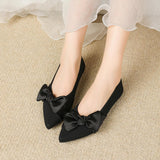 VUN Pointed Toe Ballet Flats for Women Slip On Comfortable Flats
