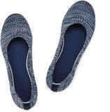 VUN Women’s Ballet Flat Shoes Knit Dress Shoes Round Toe