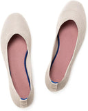 VUN Women’s Ballet Flat Shoes Knit Dress Shoes Round Toe