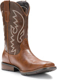 VUN Cowboy Boots For Men Western Boot Durable Fashionable Retro Classic Embroidered