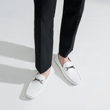 VUN Men's Loafers Crocodile Printed Casual Mens Slip On