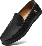 VUN Men’s Casual Leather Fashion Slip on Loafers