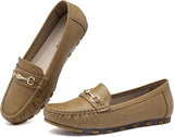 VUN Women's Wide Loafers Shoes Cute