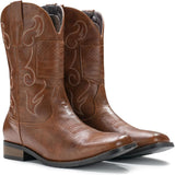 VUN Cowboy Boots For Men Western Boot Classic American Flag Embroid
