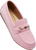 VUN Women's Wide Loafers Shoes Cute