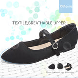 VUN Mary Jane Flat Shoes Round Toe Ballet Flats for Women