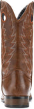 VUN Cowboy Boots For Men Western Boot Classic Embroidered Square Toe Pull On Mid-Calf Boots Round Hole